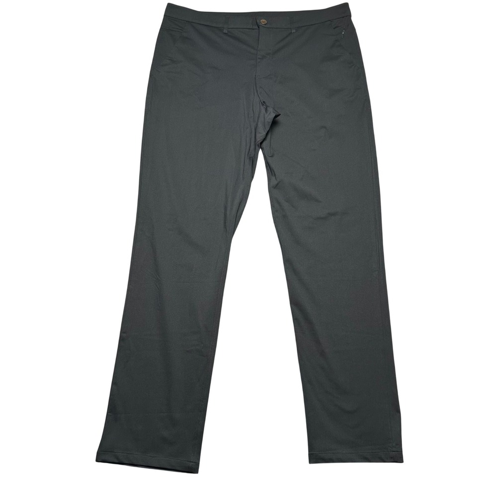 Barbell Apparel Anything Pants Mens 38 Black Technical Stretch Straight Trousers